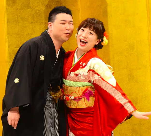 清水啓之と森田まりこ