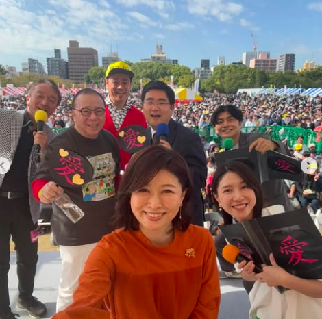 「MBSラジオ秋まつり」に出演した松井愛