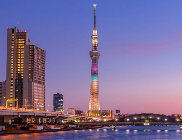 東京都墨田区にあるスカイツリー