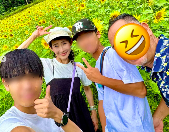 武川智美の家族写真