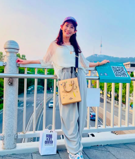 韓国旅行中の武川智美