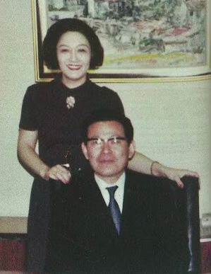 鳥取滋治郎と妻の鳥取二三子