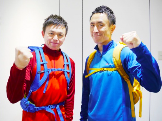 正木明（左）と岩本計介