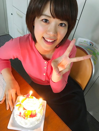 アナウンサー2年目の頃の森谷佳奈