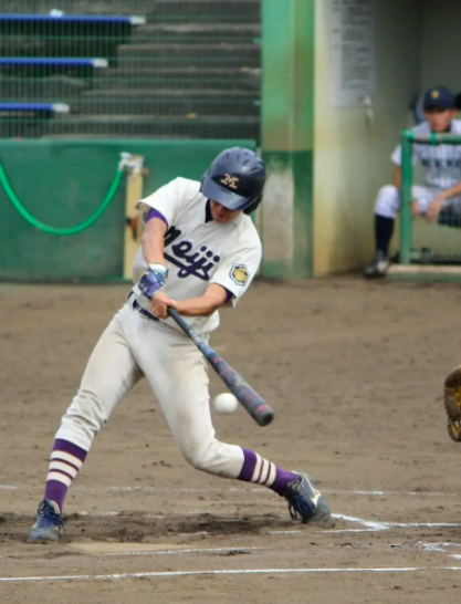 明治大学軟式野球部時代の三ツ廣政輝