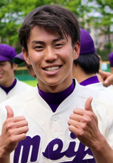明治大学軟式野球部時代の三ツ廣政輝
