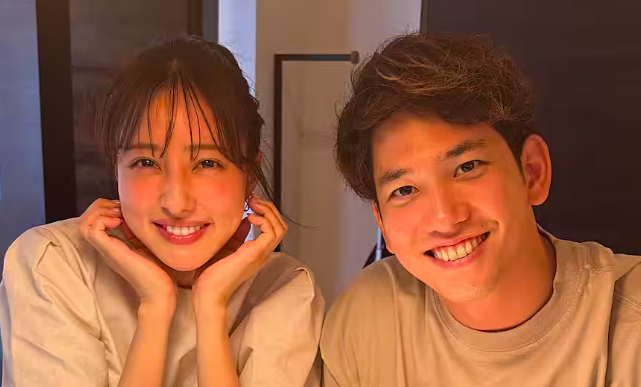 愛甲千笑美と栗原陵矢