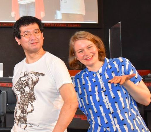 マライ・メントライン（右）と夫の神島大輔（左）