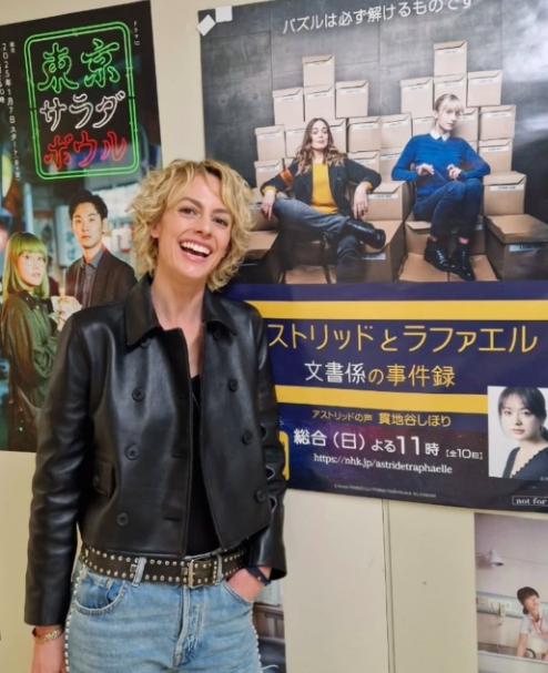 来日したサラ・モーテンセン